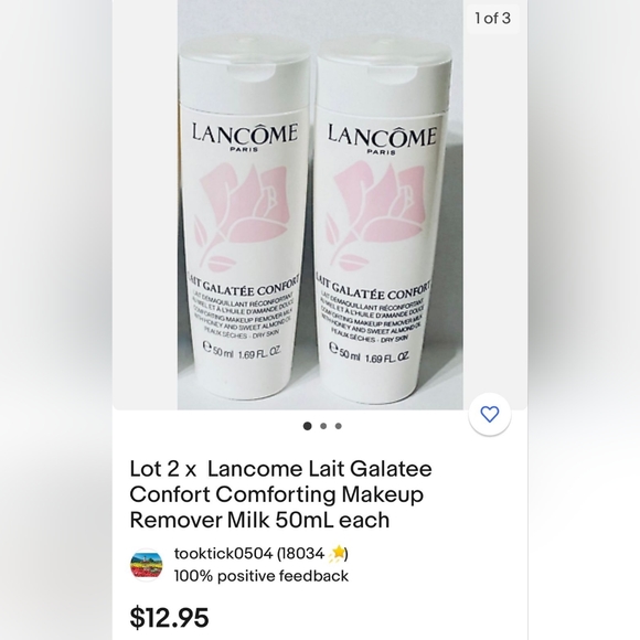 Lancome Other - Lancome lait galatee makeup cleansing milk 50ml